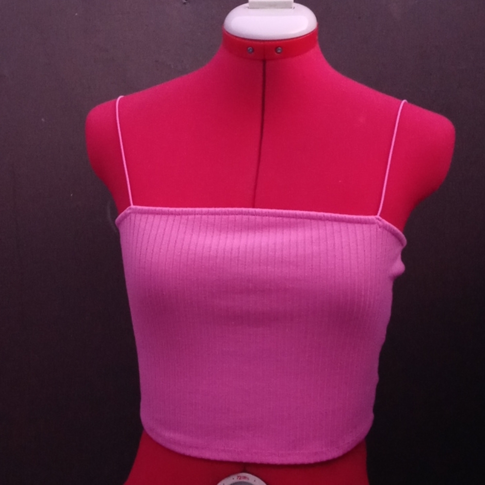 Forever 21 Spaghetti Straps Crop Top Sz M